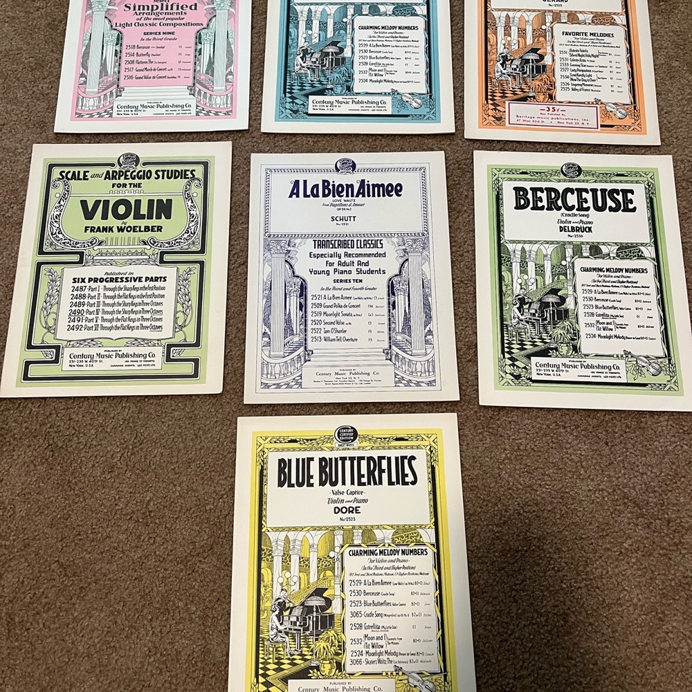Vintage Sheet Music Lot